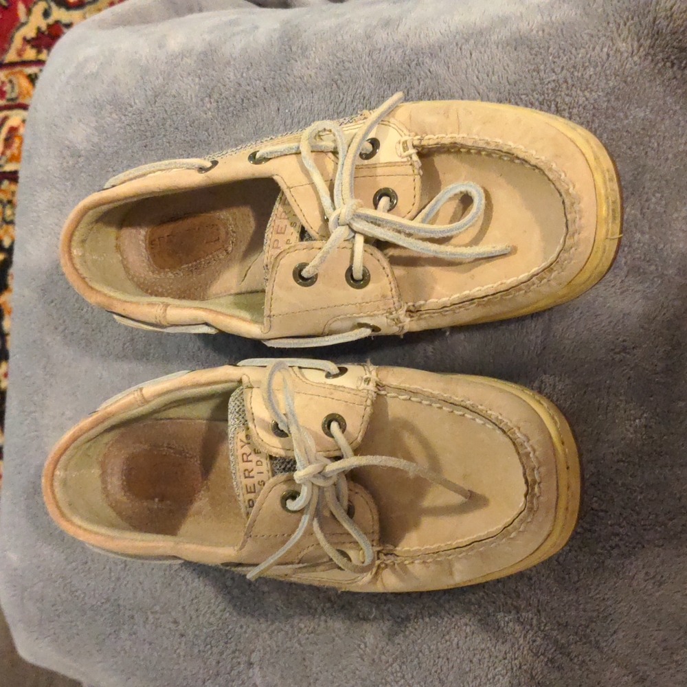 Sperry top sider tan shoes 8.5